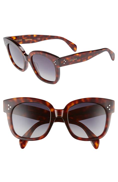 celine square sunglasses brown discount|celine red sunglasses.